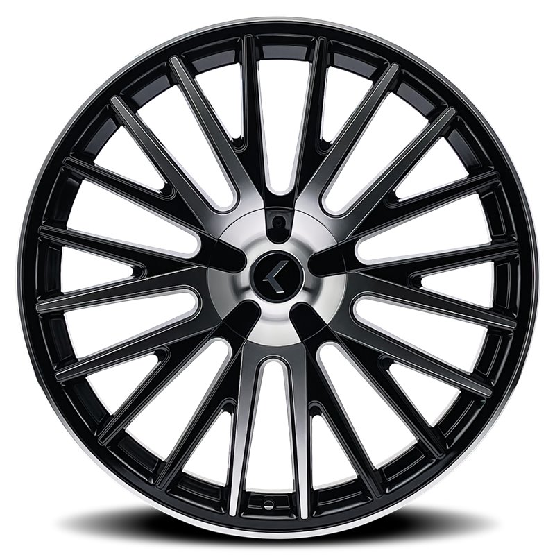 KRAZE | DOUBLE DOWN 22x8.5 ET38 - Gloss Black Machined