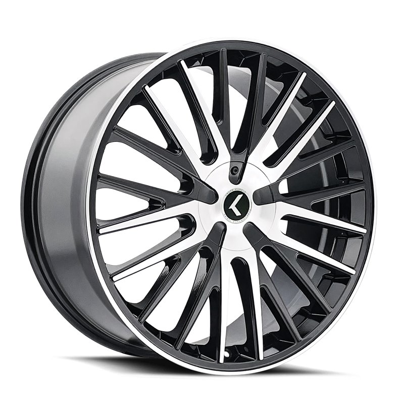 KRAZE | DOUBLE DOWN 18x8.0 ET40 - Gloss Black Machined