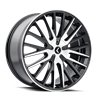 KRAZE | DOUBLE DOWN 18x8.0 ET40 - Gloss Black Machined