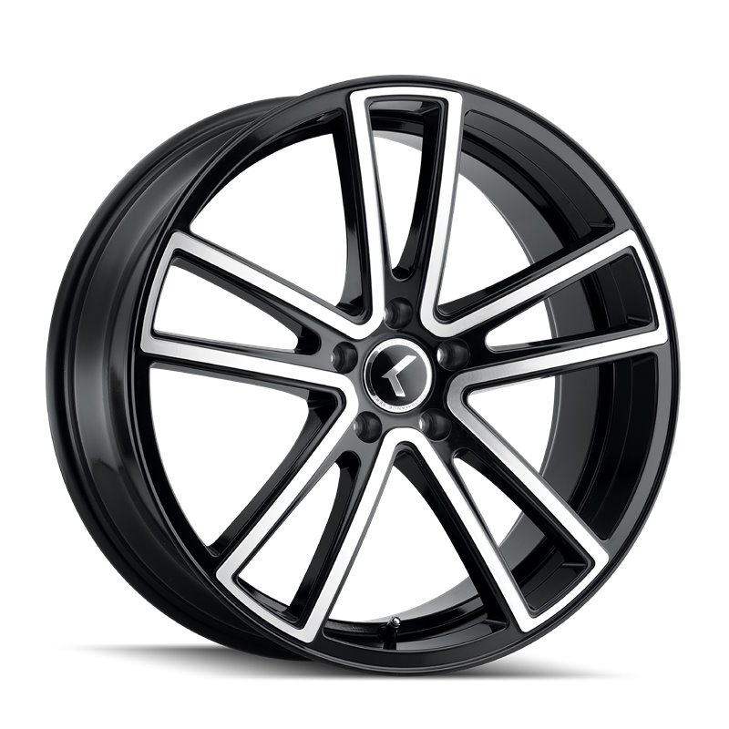 KRAZE | LUSSO 22x8.5 ET38 - Gloss Black Machined