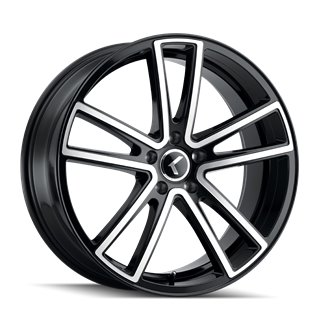 KRAZE | LUSSO 20x8.5 ET38 - Gloss Black Machined