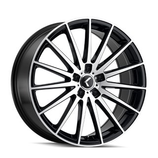 KRAZE | STUNNA 22x8.5 ET38 - Matte Black Machined
