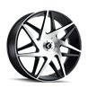 KRAZE | PHASE 22x8.5 ET38 - Gloss Black Machined