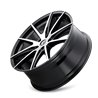 KRAZE | TURISMO 20x8.5 ET38 - Gloss Black Machined