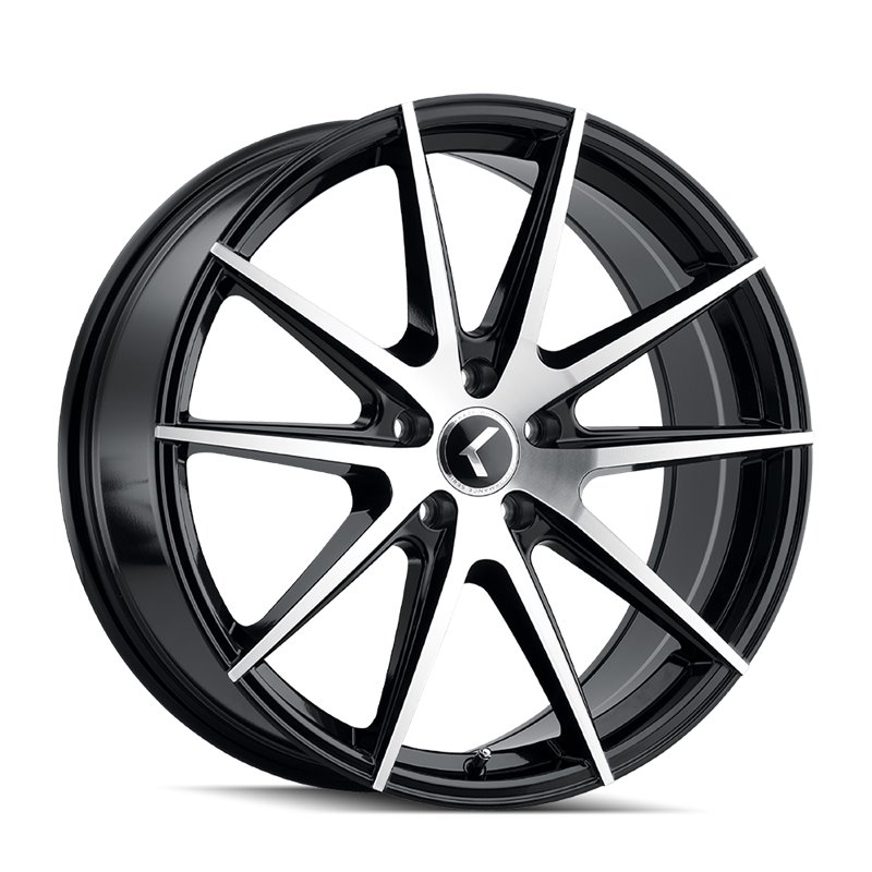 KRAZE | TURISMO 20x8.5 ET38 - Gloss Black Machined