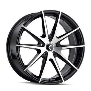 KRAZE | TURISMO 17x8.0 ET38 - Gloss Black Machined