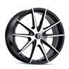KRAZE | TURISMO 17x8.0 ET38 - Gloss Black Machined