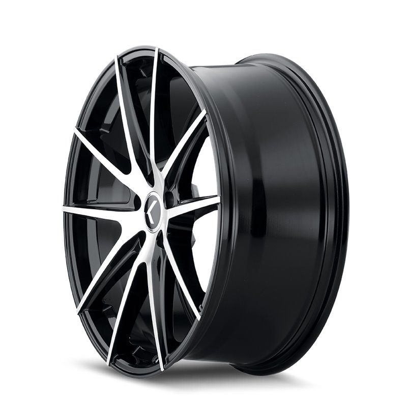KRAZE | TURISMO 17x8.0 ET38 - Gloss Black Machined