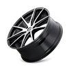 KRAZE | TURISMO 17x8.0 ET38 - Gloss Black Machined