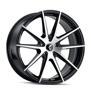 KRAZE | TURISMO 18x8.0 ET40 - Gloss Black Machined