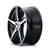 KRAZE | MILANO 20x8.5 ET38 - Gloss Black Machined