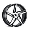 KRAZE | MILANO 20x8.5 ET38 - Gloss Black Machined