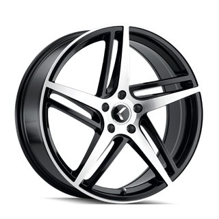 KRAZE | MILANO 18x8.0 ET40 - Gloss Black Machined