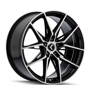 KRAZE | EVOLVE 18x8.5 ET30 - Gloss Black Machined