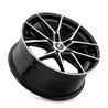 KRAZE | EVOLVE 19x8.5 ET40 - Gloss Black Machined