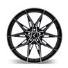 KRAZE | EVOLVE 19x8.5 ET40 - Gloss Black Machined