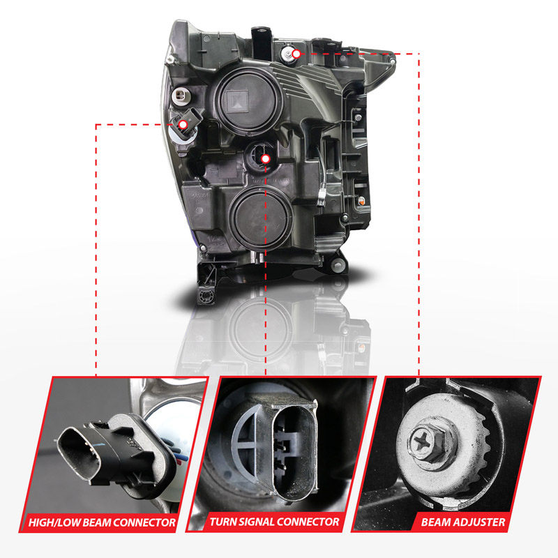 Anzo USA | LED Projector Headlights - F-150 XL / XLT 2021-2023