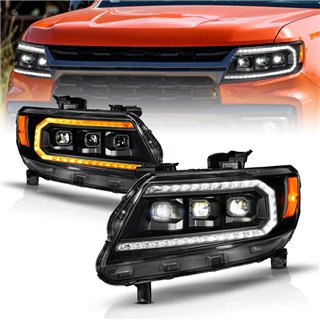 Anzo USA | LED Projector Headlight - Colorado 2.5L / 2.8L / 3.6L 2015-2022