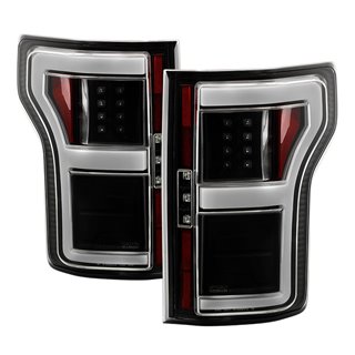 SPYDER | LED Tail Lights - Black - F-150 2018-2020