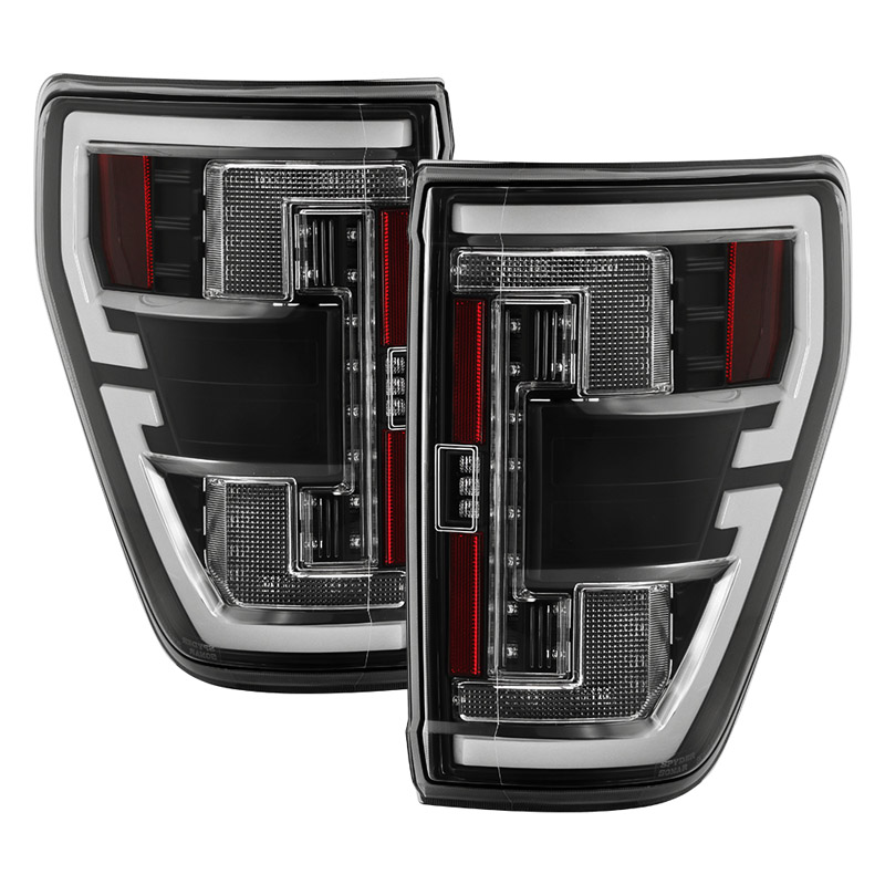 SPYDER | LED Tail Lights - Black - F-150 2021-2023