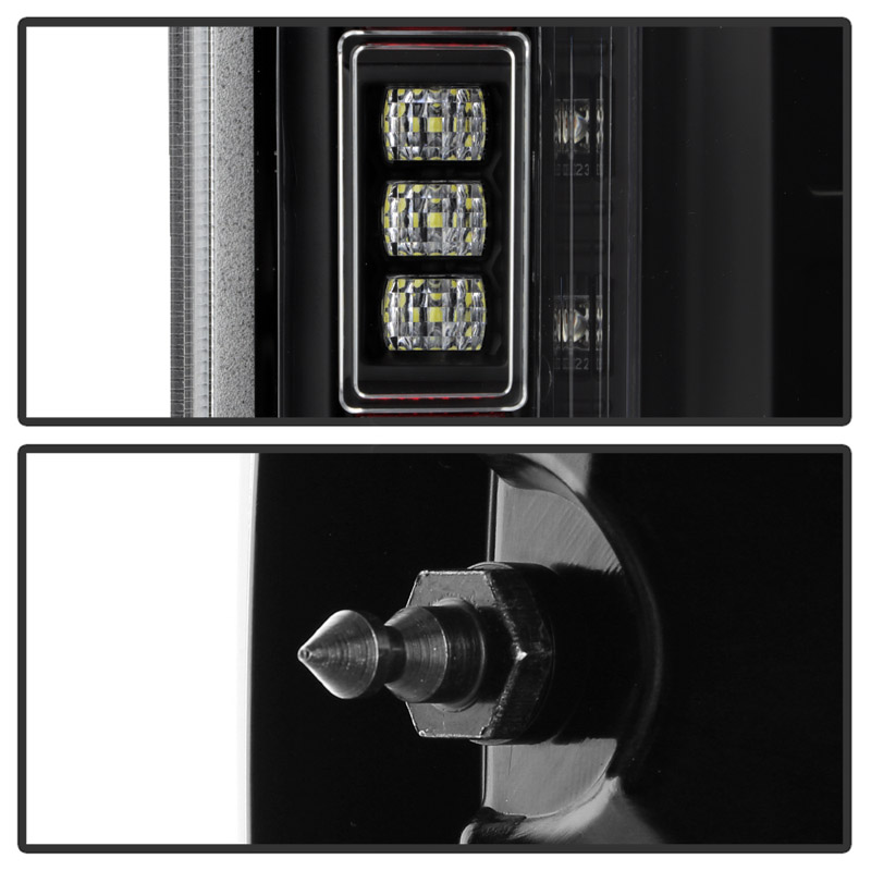 SPYDER | LED Tail Lights - Black - F-150 2021-2023