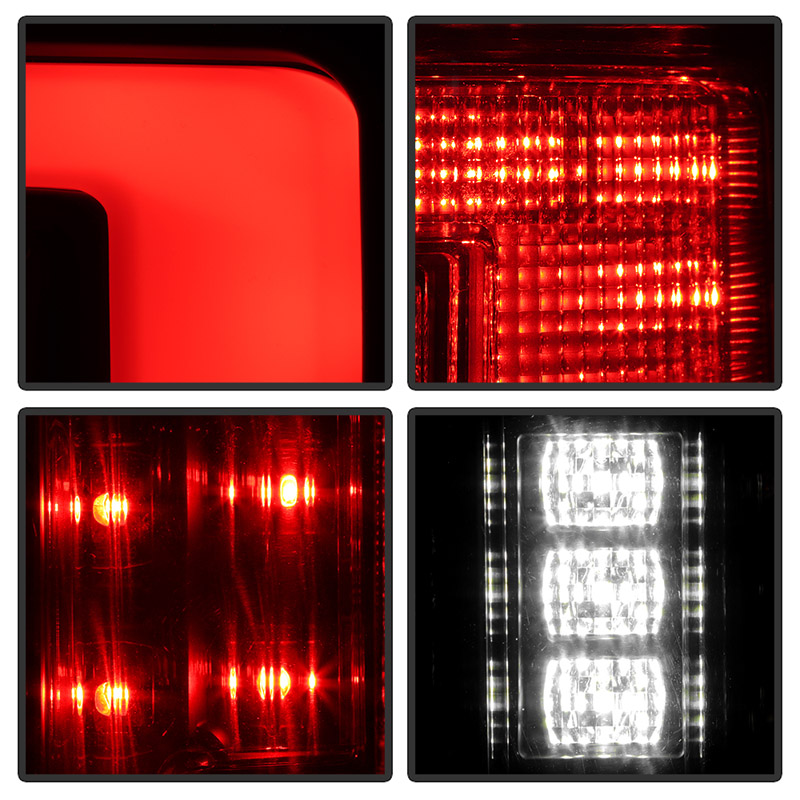 SPYDER | LED Tail Lights - Black - F-150 2021-2023