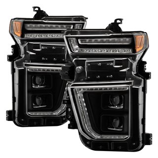 SPYDER | Full LED Headlight Assembly Set - Silverado 2500 HD / 3500 HD 6.6L 2020-2023