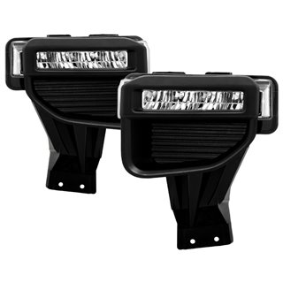 SPYDER | OEM Full LED Fog Lights w/Switch - Clear - F-250 / F-350 2020-2022