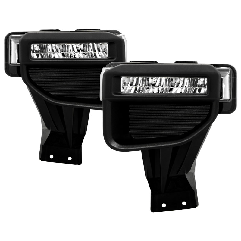 SPYDER | OEM Full LED Fog Lights w/Switch - Clear - F-250 / F-350 2020-2022