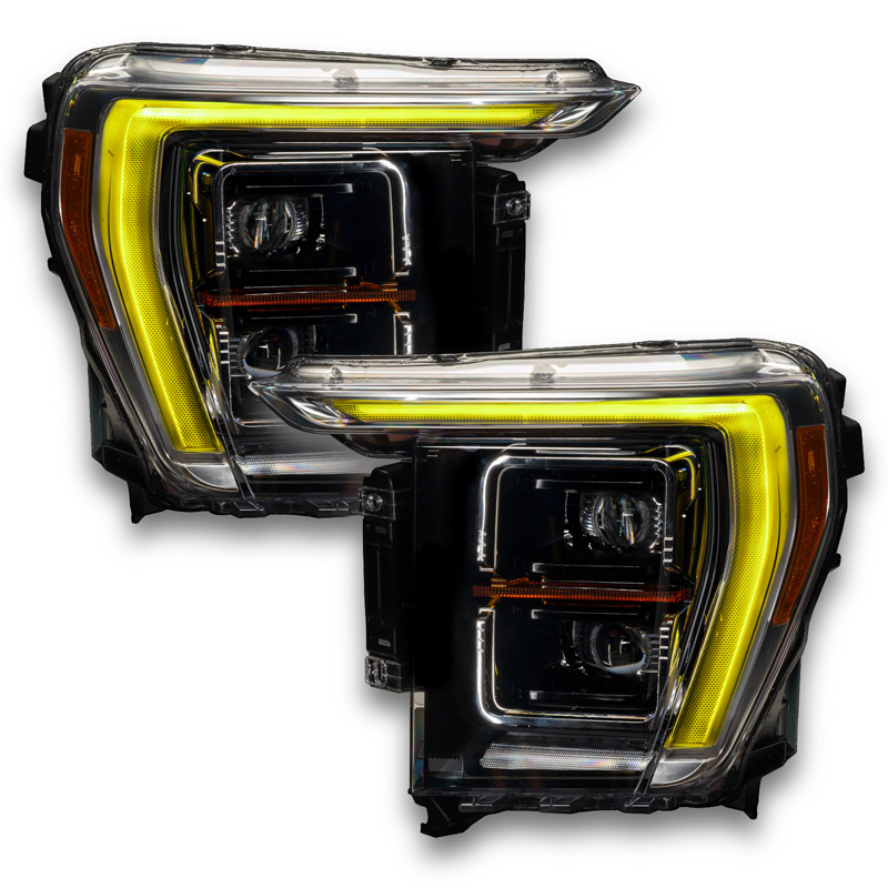 Oracle | 2021-2022 Ford F-150 ColorSHIFT(tm) RGB+W Headlight DRL Upgrade Kit - F-150 2021-2023