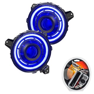 Oracle | Oculus ColorSHIFT(tm) Bi-LED Projector Headlights - Gladiator / Wrangler (4xe) / Wrangler (JL) 2018-2024