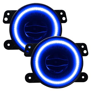 Oracle | High Performance Fog Lights, Blue - Gladiator / Wrangler (4xe) / Wrangler (JK) / Wrangler (JL) 2007-2024