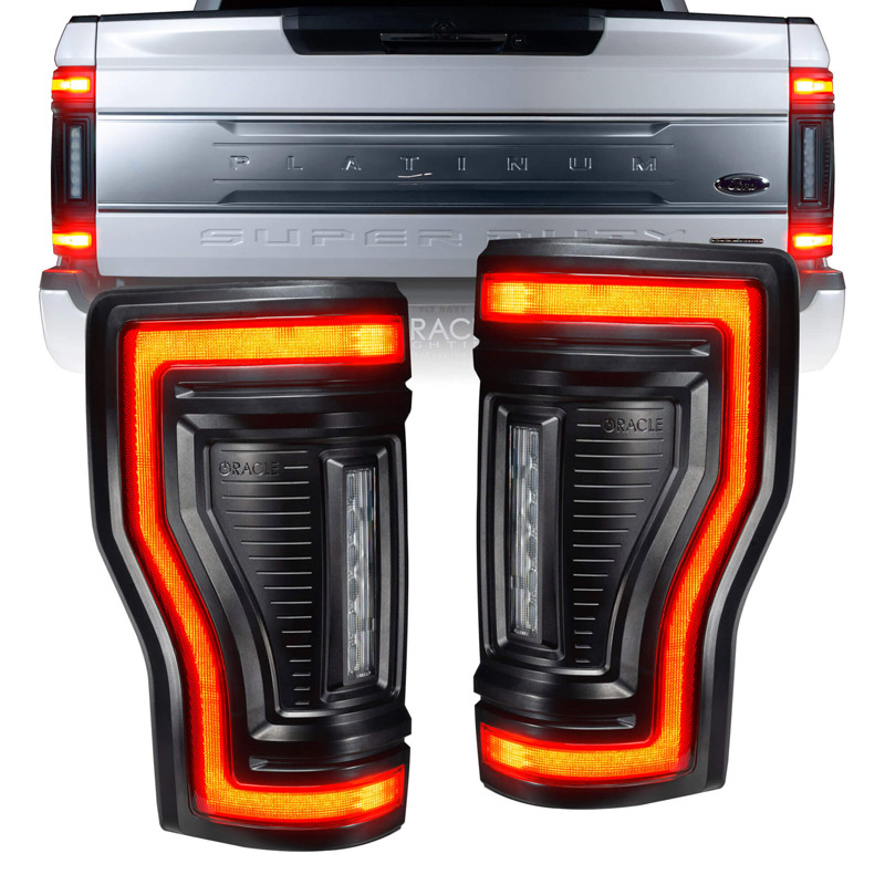 Oracle | Flush Mount LED Tail Lights for 2017-2022 Ford F-250/350 Superduty - F-250 / F-350 2017-2022