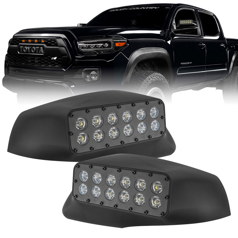 Oracle | 2016-2023 Toyota Tacoma LED Off-Road Side Mirror Ditch Lights - Tacoma 2.7L / 3.5L 2016-2023