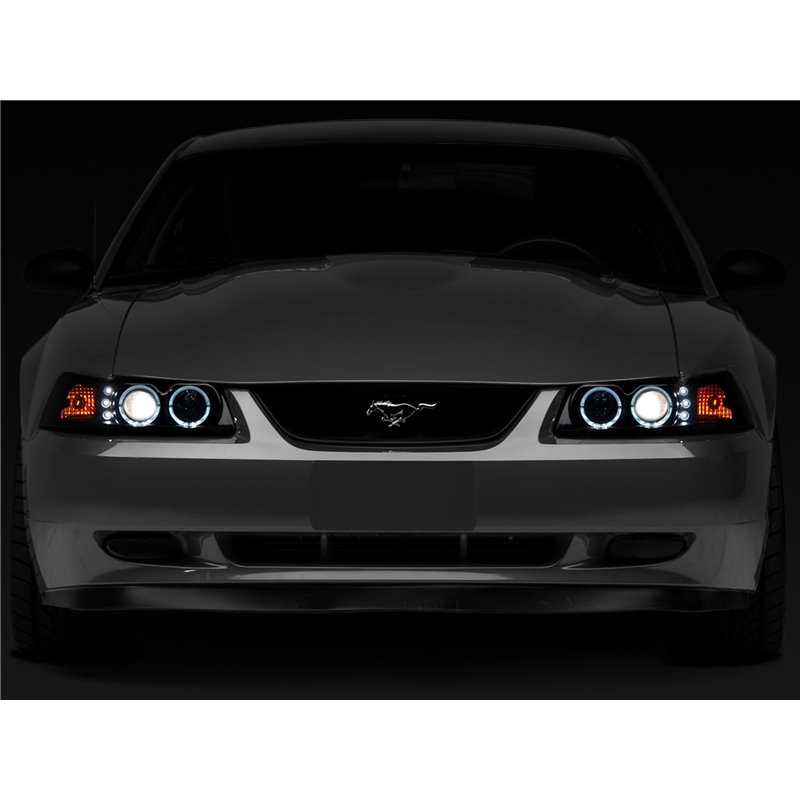 Raxiom | Dual LED Halo Projector Headlights - Mustang 1999-2004
