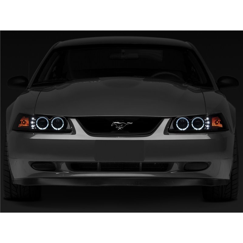 Raxiom | Dual LED Halo Projector Headlights - Mustang 1999-2004