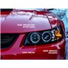 Raxiom | Dual LED Halo Projector Headlights - Mustang 1999-2004