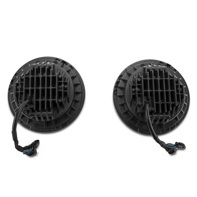 Raxiom | Axial Series LED Halo Headlights with DRL and Amber Turn Signals - Wrangler / Wrangler (JK) 1997-2018