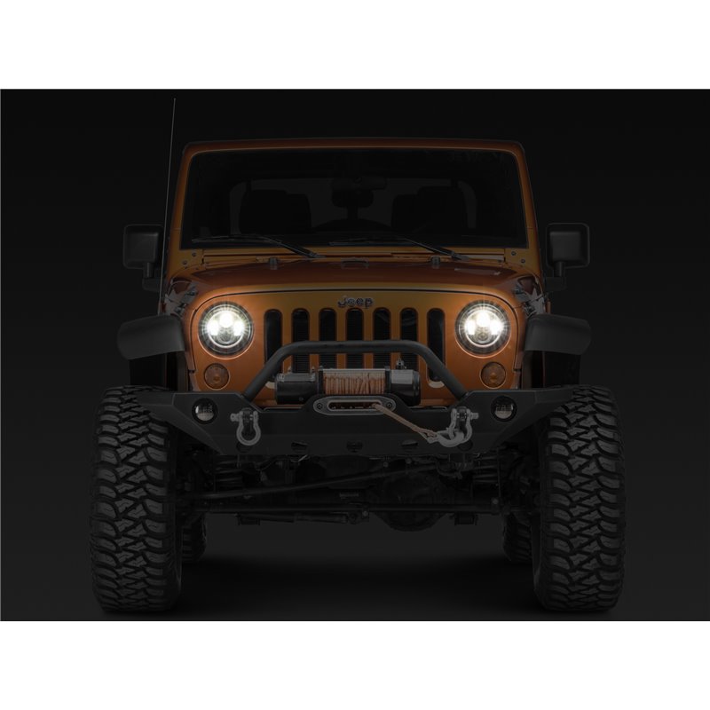 Raxiom | Axial Series LED Halo Headlights with DRL and Amber Turn Signals - Wrangler / Wrangler (JK) 1997-2018
