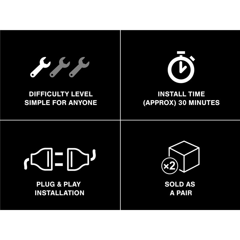 Raxiom | Axial Series LED Headlights - Wrangler / Wrangler (JK) 1997-2018