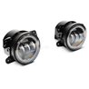 Raxiom | Axial Series 4-Inch LED Fog Lights with RGB Halo - Wrangler (JK) 3.6L / 3.8L 2007-2018