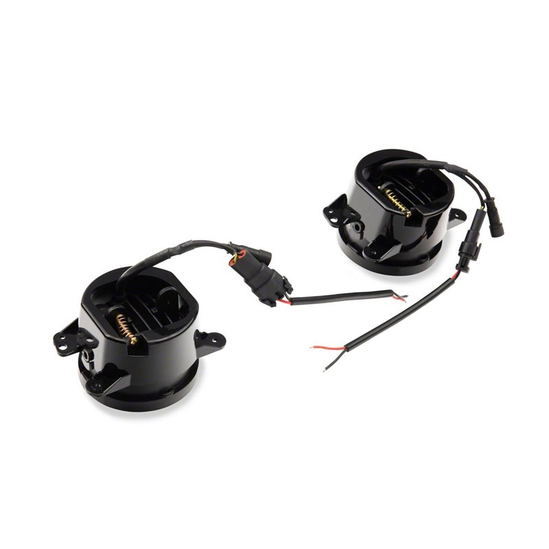 Raxiom | Axial Series 4-Inch LED Fog Lights with RGB Halo - Wrangler (JK) 3.6L / 3.8L 2007-2018