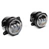 Raxiom | Axial Series 4-Inch LED Fog Lights with RGB Halo - Wrangler (JK) 3.6L / 3.8L 2007-2018
