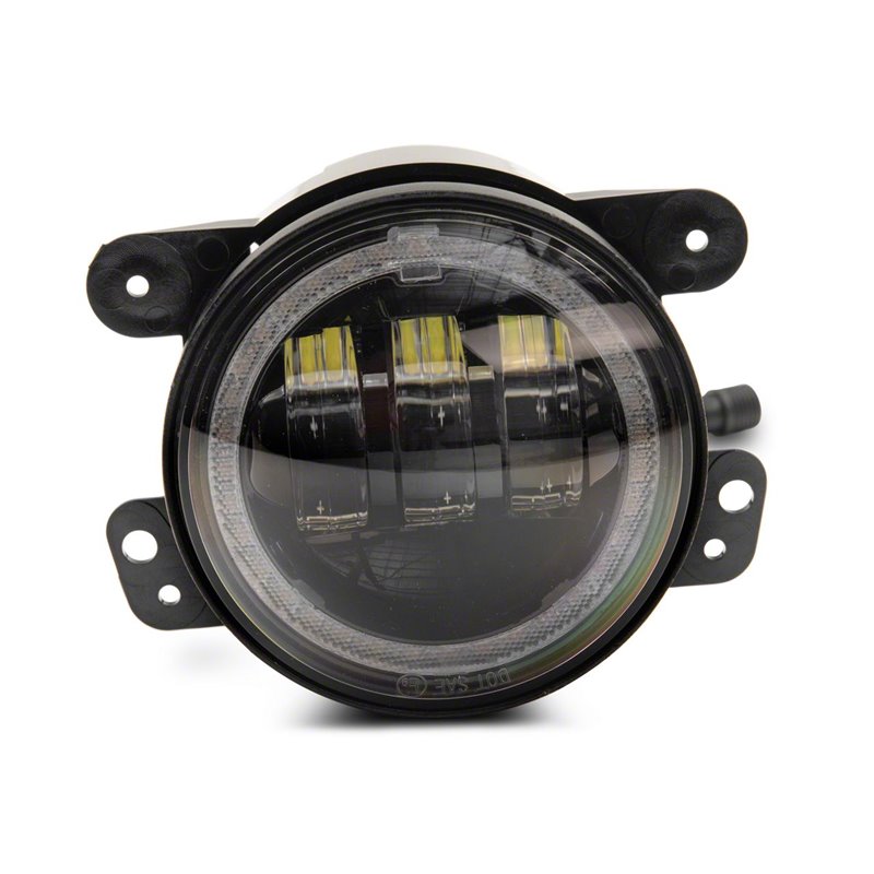 Raxiom | Axial Series 4-Inch LED Fog Lights with RGB Halo - Wrangler (JK) 3.6L / 3.8L 2007-2018