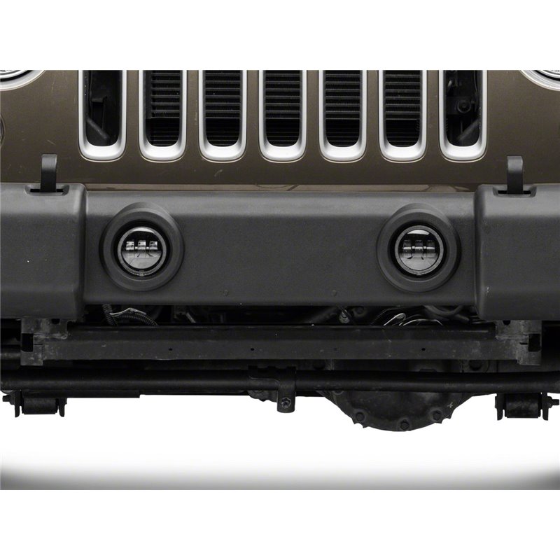 Raxiom | Axial Series 4-Inch LED Fog Lights with RGB Halo - Wrangler (JK) 3.6L / 3.8L 2007-2018