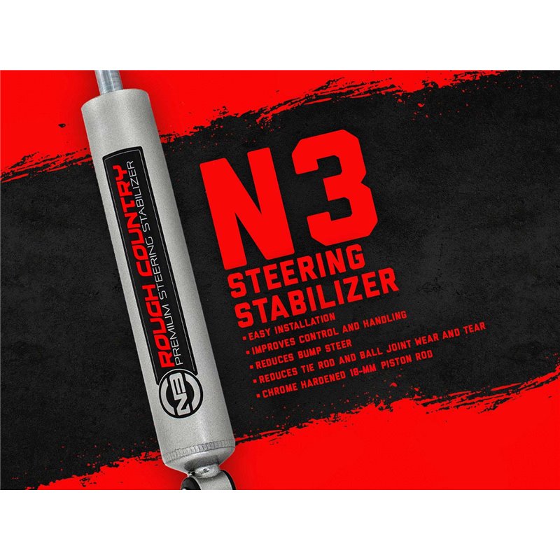 Rough Country | N3 Steering Stabilizer - F-250 / F-350 2008-2016