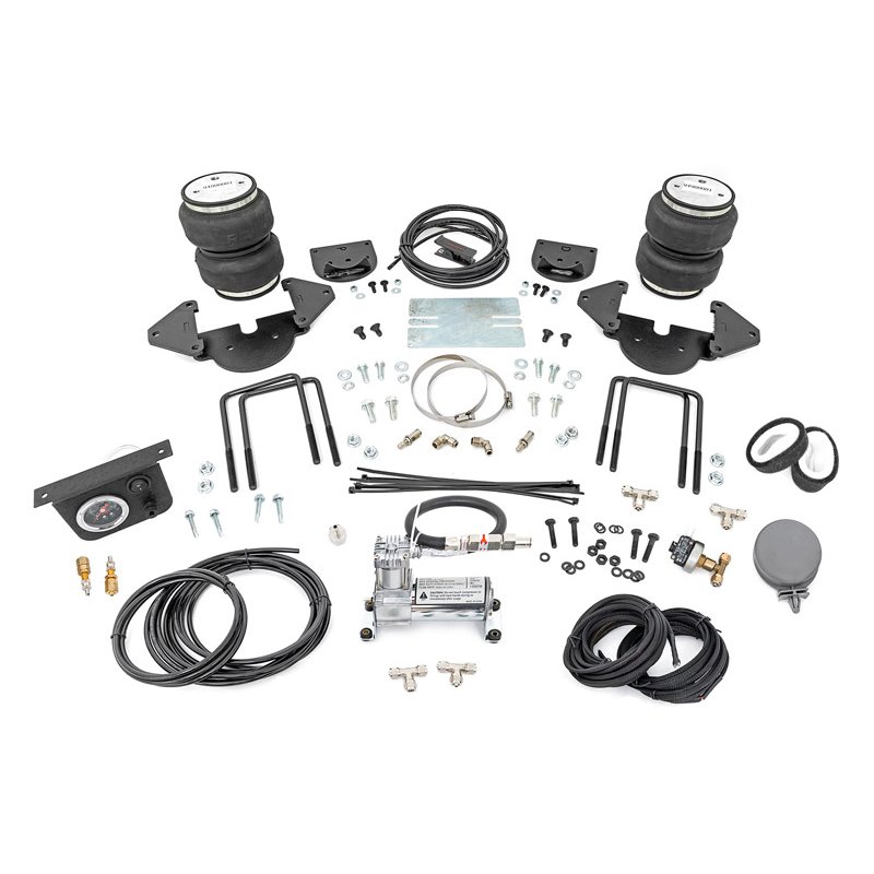 Rough Country | Air Spring Kit w/compressor - Silverado / Sierra 1500 2019-2024