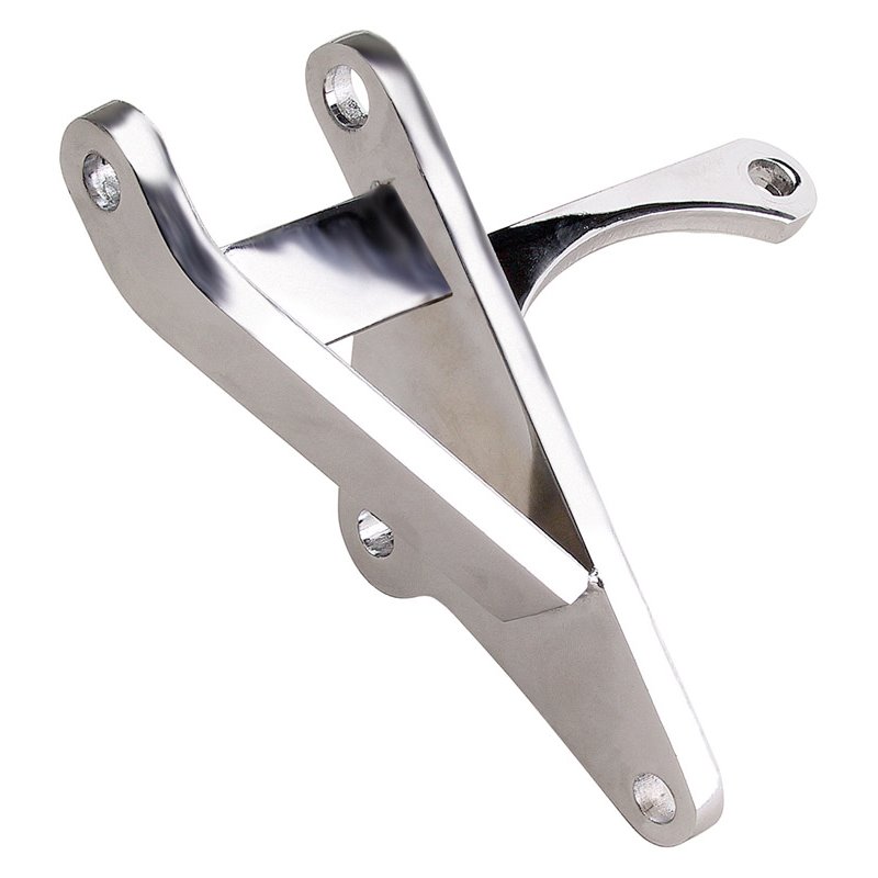 Trans-Dapt | O.E.-STYLE ALTERNATOR Bracket (Lower);65-68 CHEVROLET 396-454;SHORT W/P-CHROME - Camaro / Corvette 6.5L 1965-1967