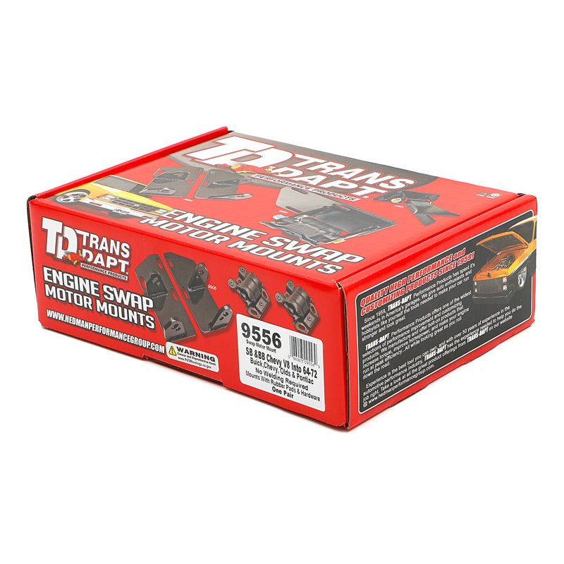 Trans-Dapt | SB(Gen 1)/BB Chevy(Mark IV) In 64-72 GM (Not Chevy) A-Body Mount Kit-Rubber Pads - GTO 6.6L / 7.5L 1968-1972