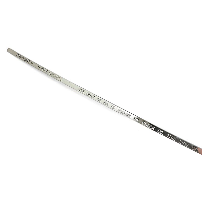 Trans-Dapt | Aluminum Handle Oil Dipstick;Chrome Tube;20-1/4 in. dipstick- Ford 260, 289, 302